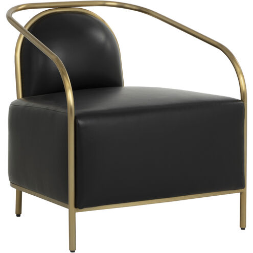 Cicero Cantina Black Lounge Chair